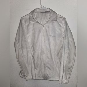 White Fleece Small Columbia Women's Jacket